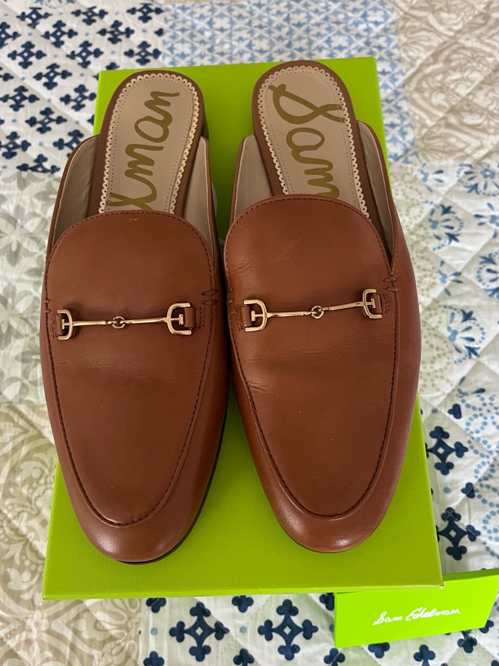 Sam Edelman Linnie Mule in Saddle Leather
